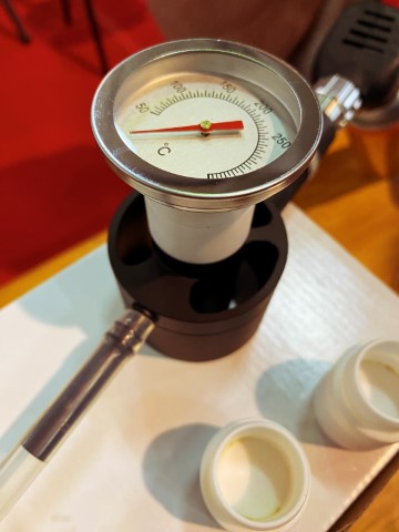 Teflonkappe mit integriertem Thermometer